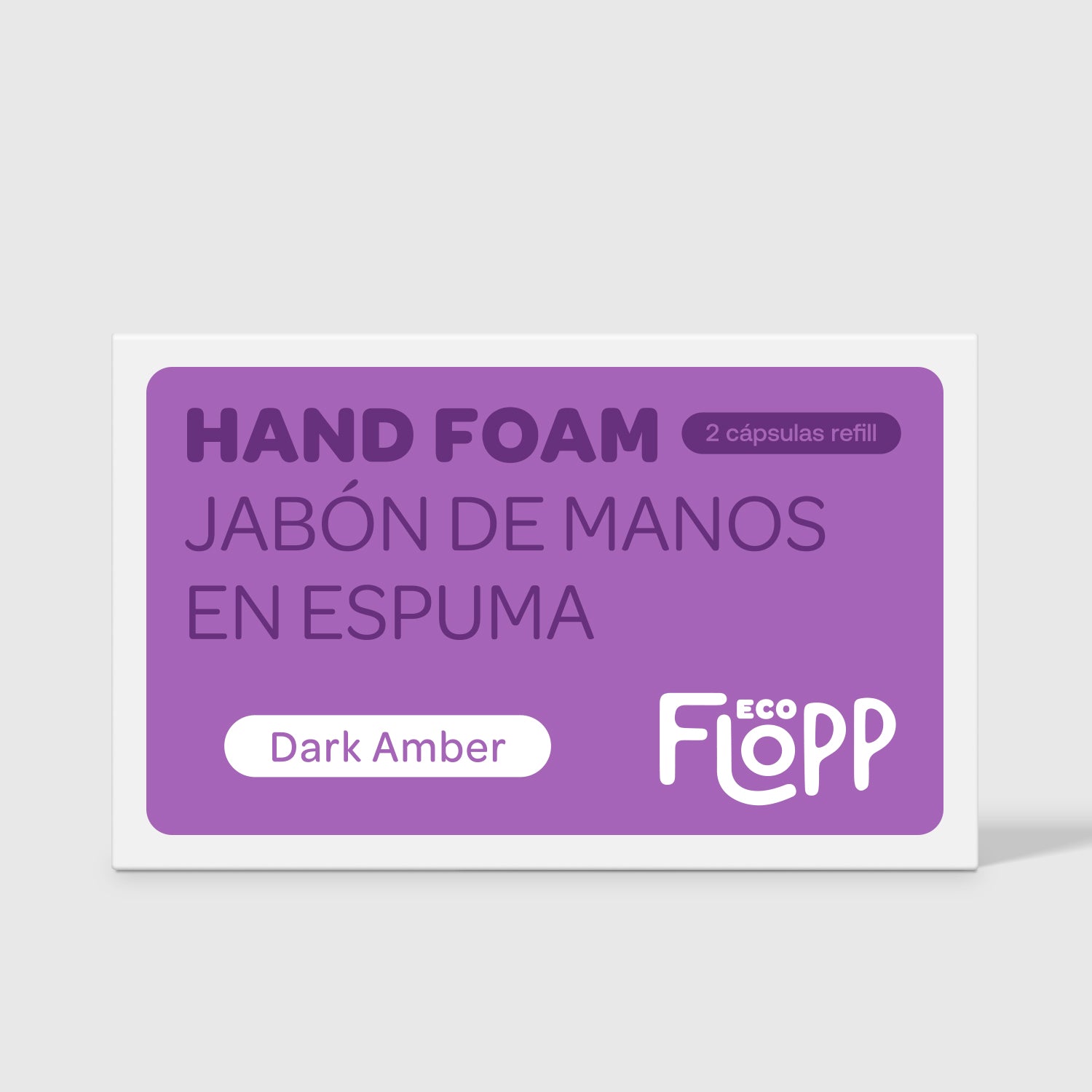 FLOPP ECO Refill con 2 Cápsulas Jabón de Manos Espuma - Dark Amber